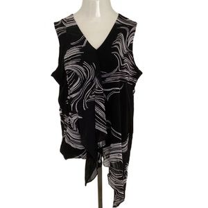 2/$15 Alfai asymmetrical top XXL